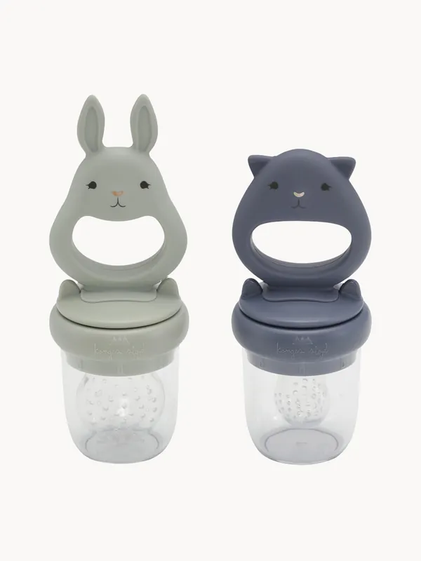 Chupetes de fruta Bunny, set de 2 - Konges Slojd