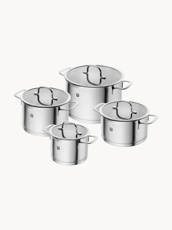 Batería de cocina de acero inoxidable TrueFlow, set de 4 - ZWILLING