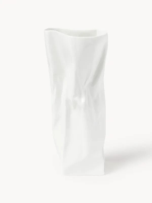 Jarrón de porcelana de diseño Adelaide, 22 cm - Driade