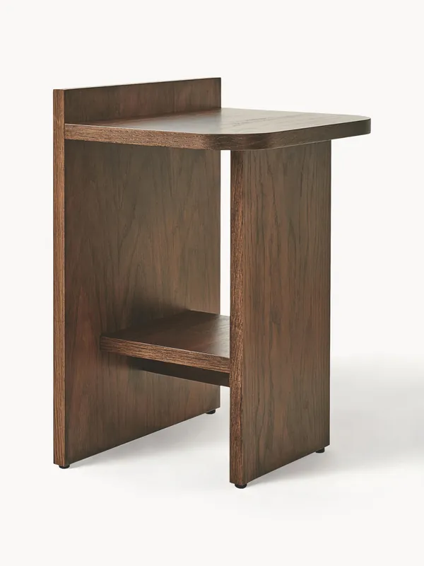 Mesa auxiliar de madera de roble Ismo - Gejst