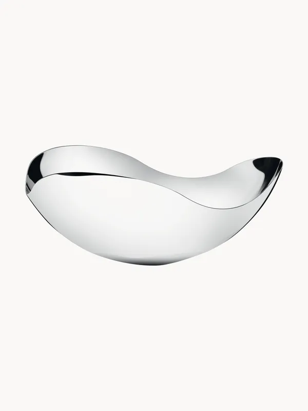 Fuente de acero inoxidable con forma orgánica Bloom - GEORG JENSEN