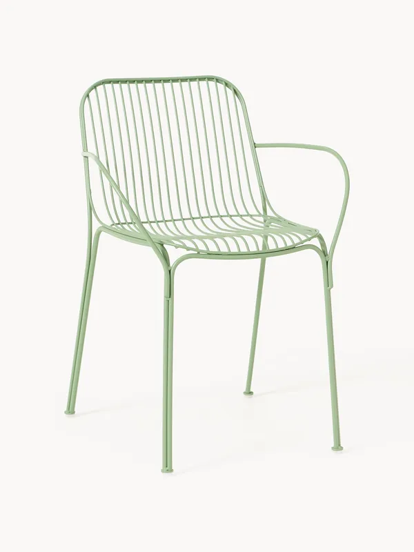 Silla con reposabrazos para exterior Hiray - Kartell