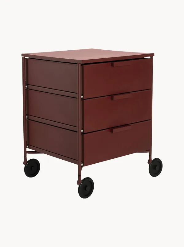 Mesa auxiliar con ruedas Mobil - Kartell