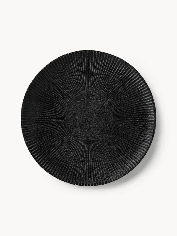 Platos de desayuno con relieve Neri, set de 2 - Bloomingville