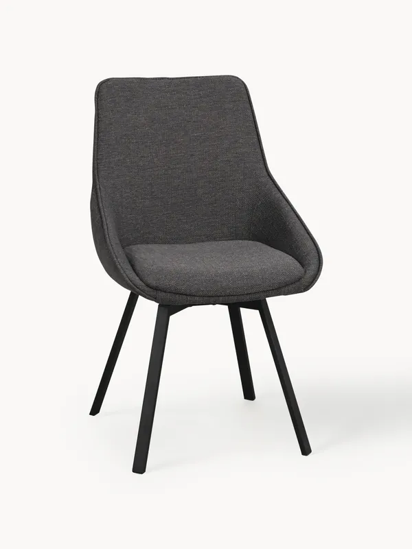Sillas giratorias tapizadas Alison, set de 2 - Rowico Home