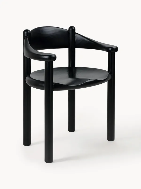 Silla de madera de pino con reposabrazos Daumiller - GUBI