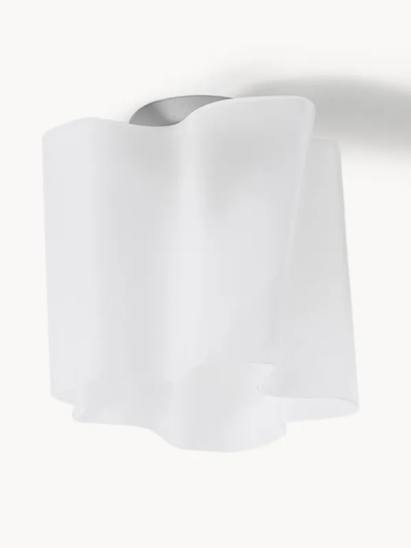 Plafón pequeño de vidrio soplado Logico - Artemide