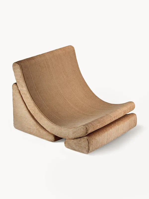 Sillón infantil artesanal de pana Moon - Wigiwama