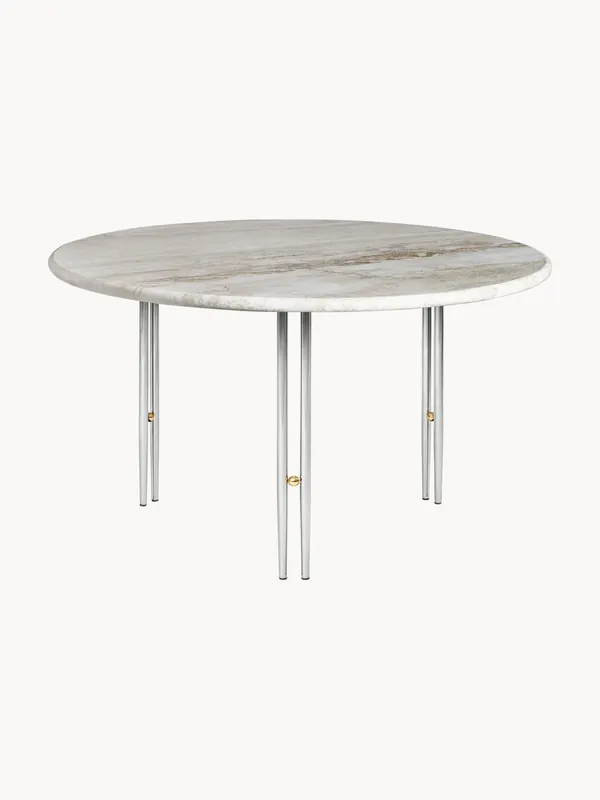 Mesa de centro redonda de mármol IOI, Ø 70 cm - GUBI