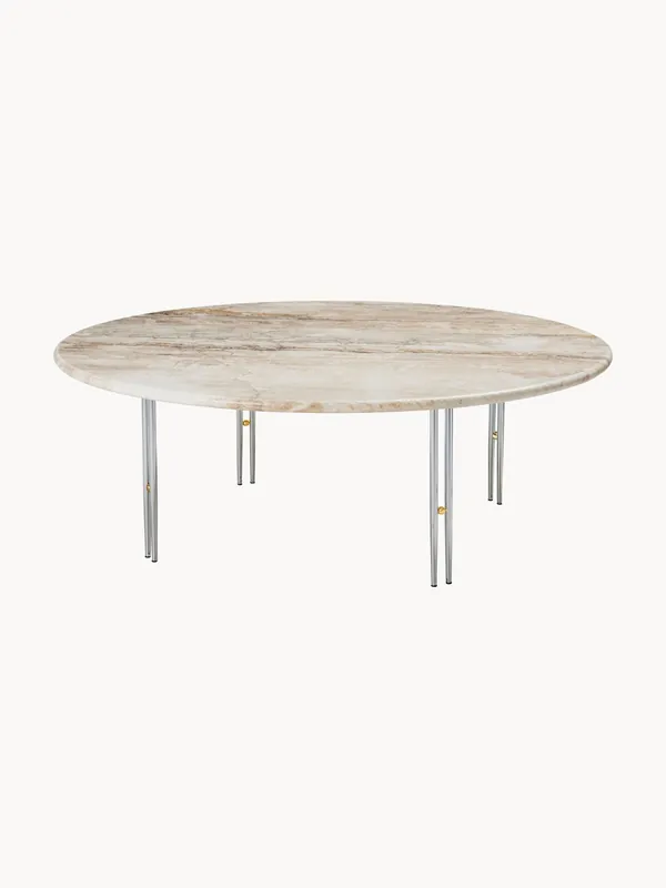 Mesa de centro redonda de mármol IOI, Ø 100 cm - GUBI