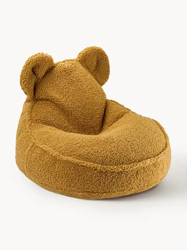 Puf saco infantil de borreguillo Bear - Wigiwama