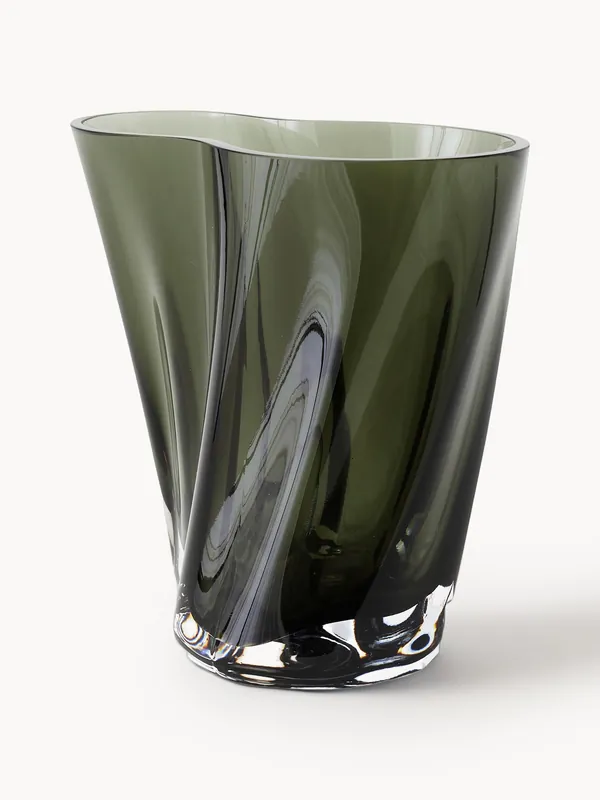 Jarrón de vidrio soplado Aer, Al 19 cm - Audo Copenhagen