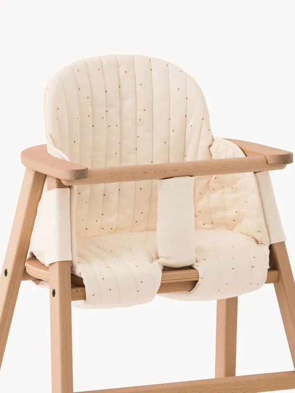 Cojín para silla infantil de algodón ecológico Growing Green - Nobodinoz