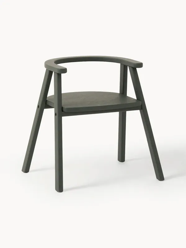 Silla infantil de madera de haya Growing Green - Nobodinoz