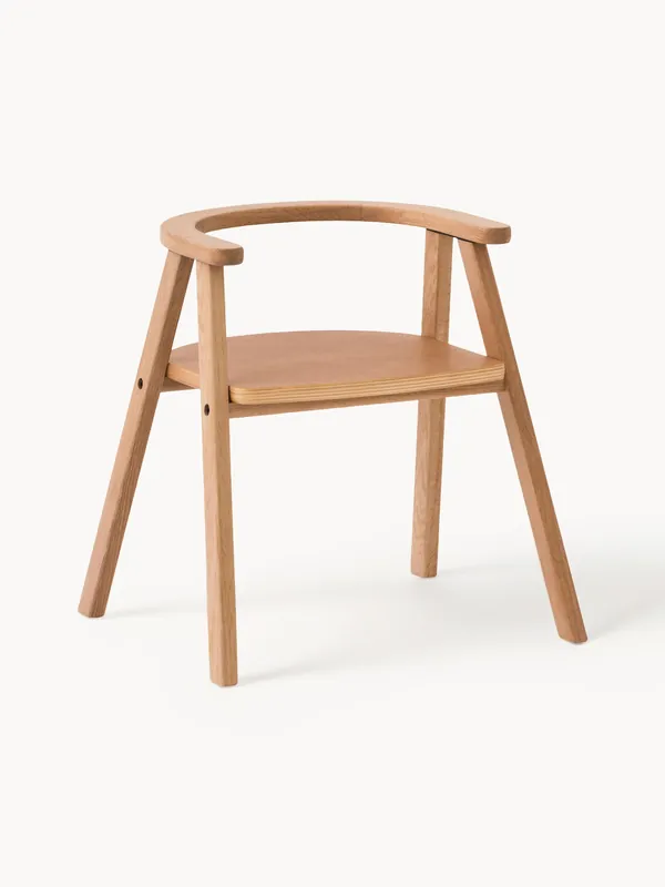 Silla infantil de madera de roble Growing Green - Nobodinoz