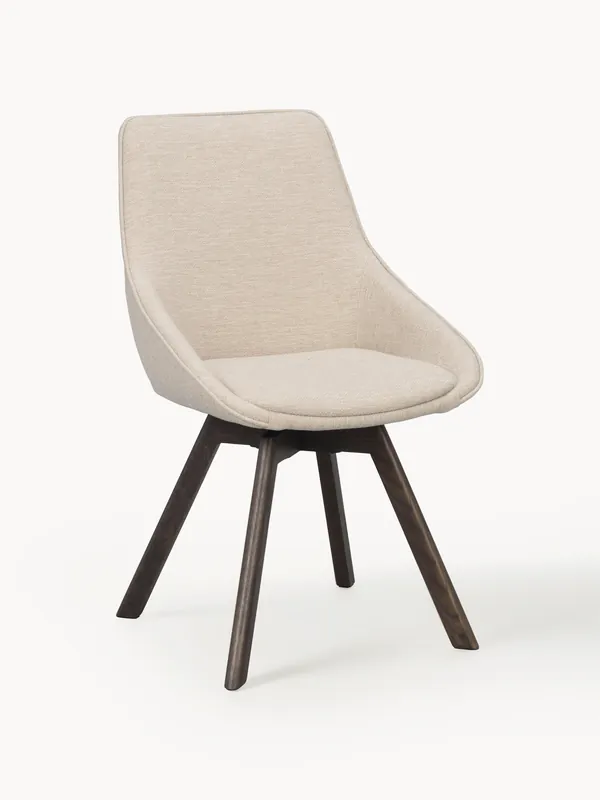 Sillas giratorias tapizadas Alison, set de 2 - Rowico Home