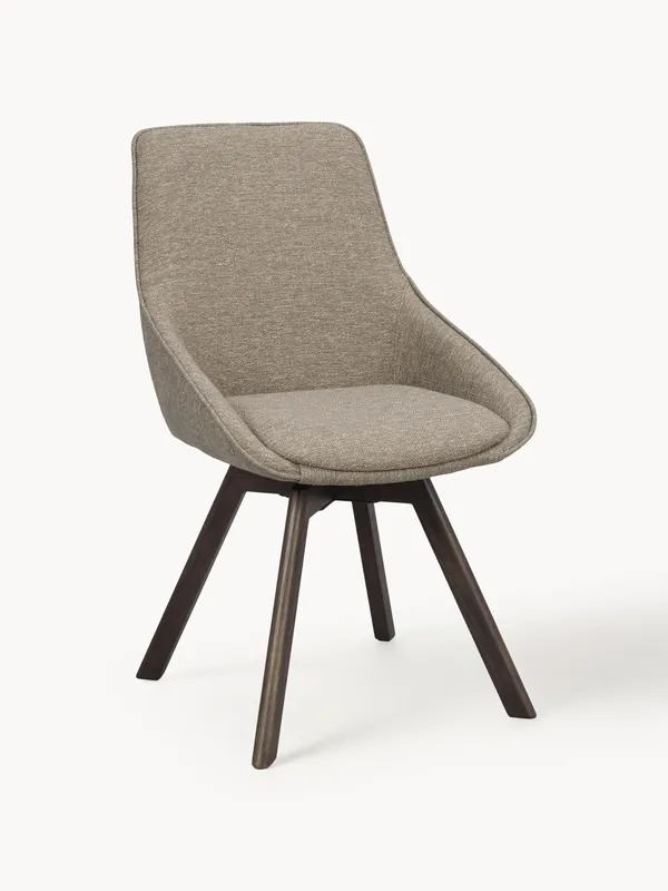 Sillas giratorias tapizadas Alison, set de 2 - Rowico Home
