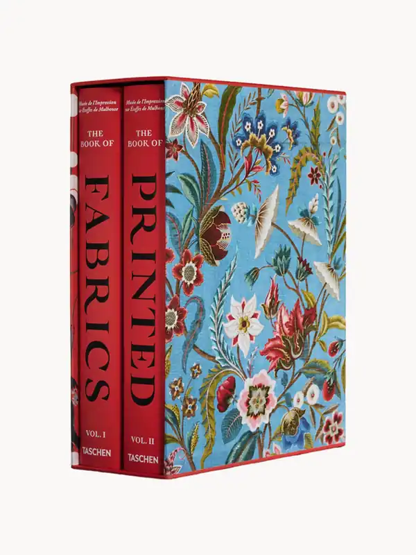 Libro ilustrado The Book of Printed Fabrics. From The 16th Century Until Today, Set of 2 - TASCHEN