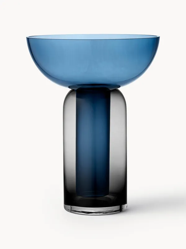 Jarrón de vidrio soplado Torus, Al 33 cm - AYTM