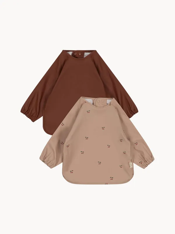 Baberos con mangas Bibs Cherry, set de 2 - Konges Slojd