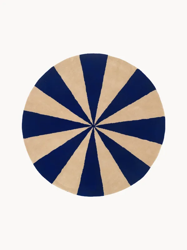 Alfombra tuftada a mano de lana redonda Arch - Ferm Living Kids