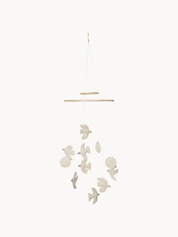 Móvil de algodón orgánico Swif Bird - Ferm Living Kids