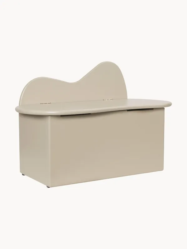 Banco infantil de madera con espacio de almacenamiento Slope - Ferm Living Kids