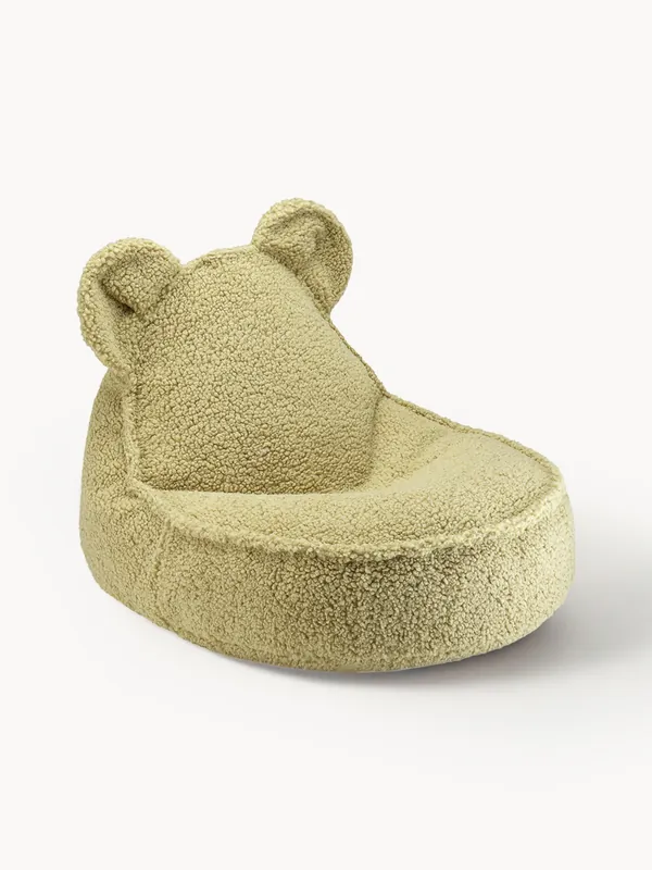 Puf saco infantil de borreguillo Bear - Wigiwama