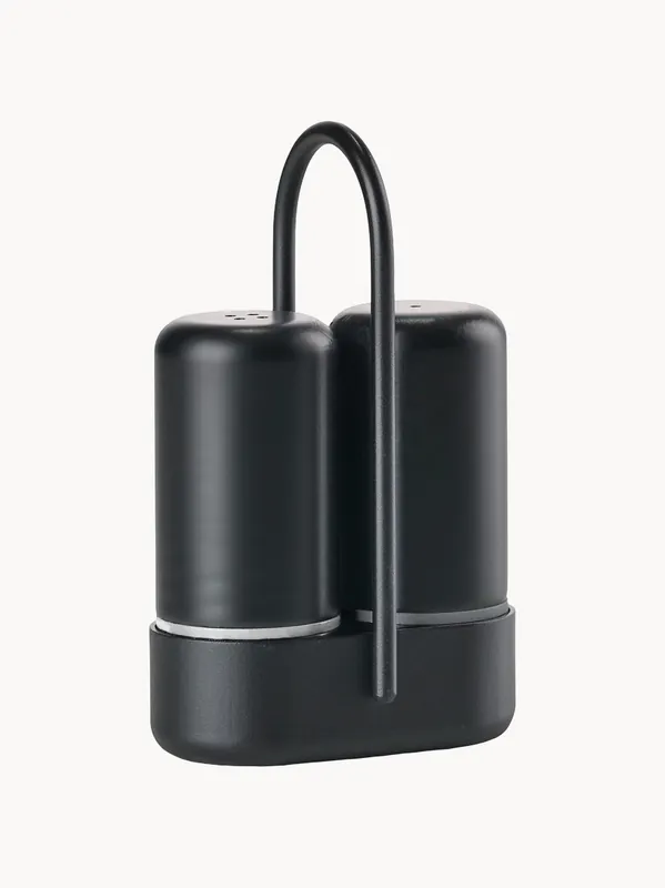 Set de salero y pimentero Singles Black, set de 3 - Zone Denmark