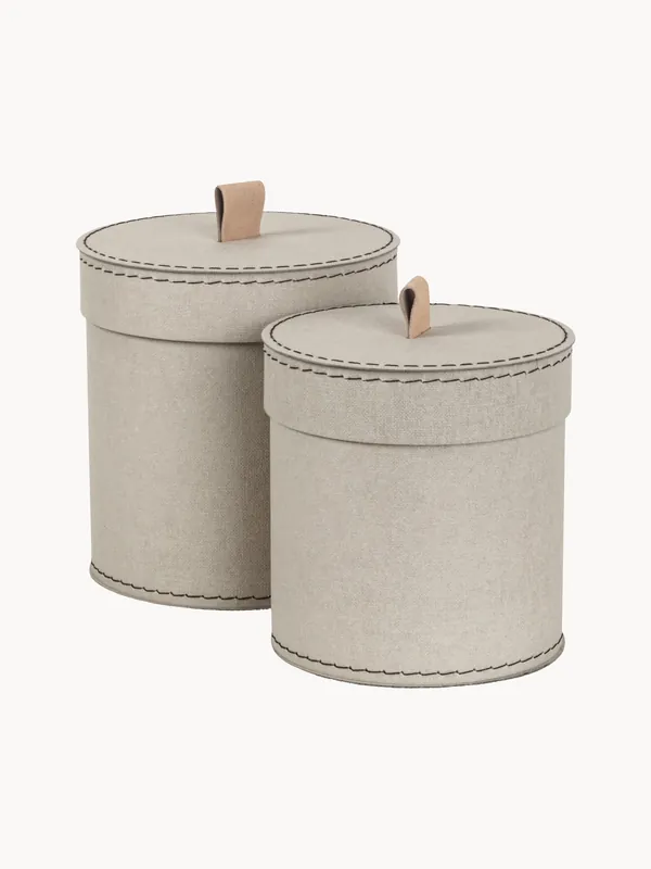 Cajas de almacenaje Leonore, set de 2 - Bigso Box of Sweden