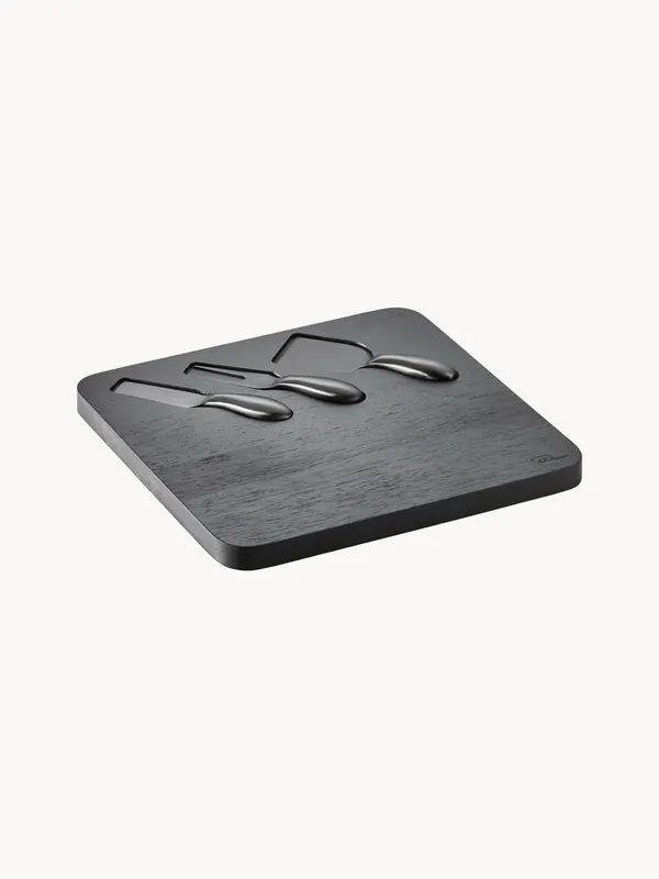 Bandeja con cuchillos para queso Fromage, set de 4 - Philippi
