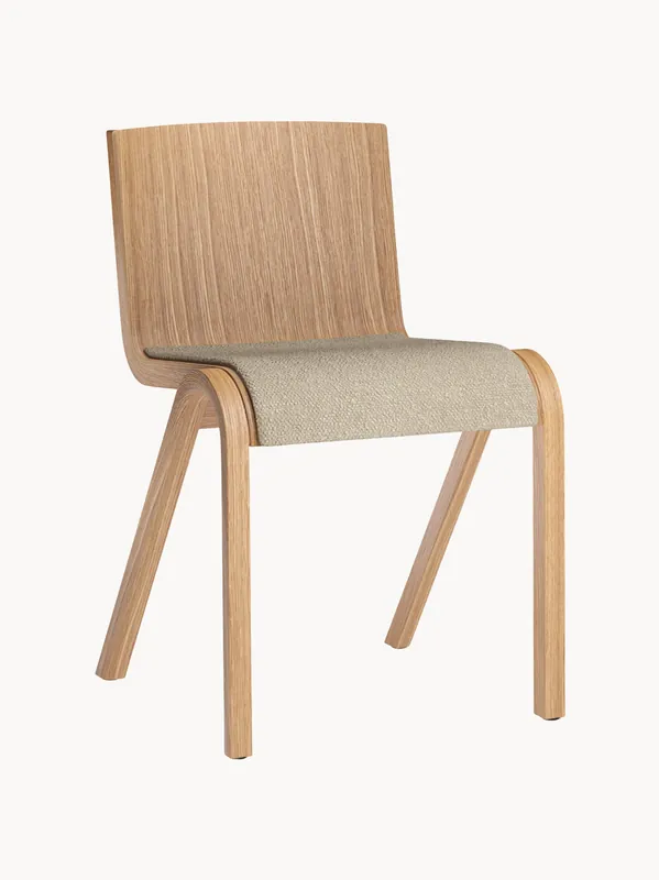 Silla de comedor en tejido bouclé Ready Dining - Audo Copenhagen