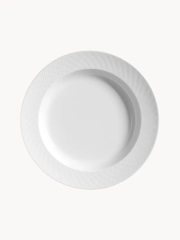 Platos hondos de porcelana artesanales No. 41, set de 2 - Meissen