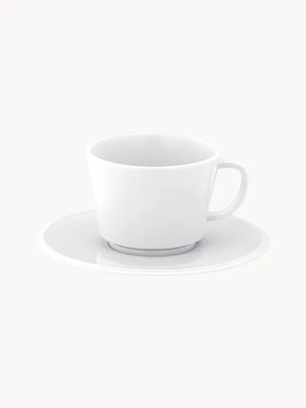 Tazas pequeñas con platitos de porcelana artesanales Vitruv, set de 2 - Meissen