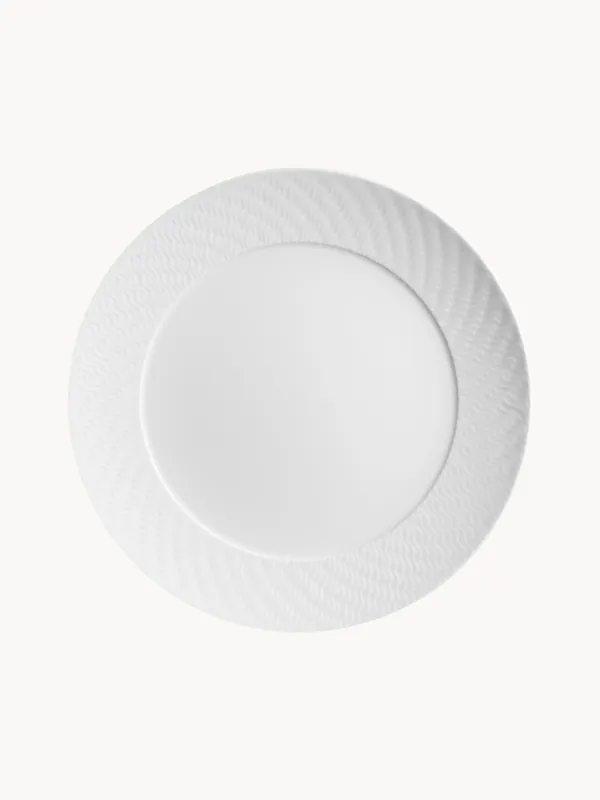 Platos llanos de porcelana artesanales No. 41, set de 2 - Meissen