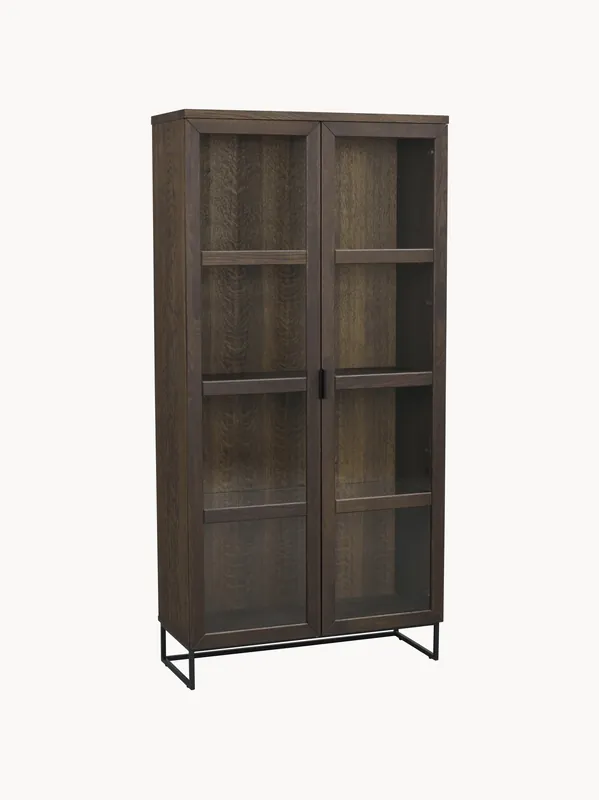 Vitrina de madera de roble Everett - Rowico Home