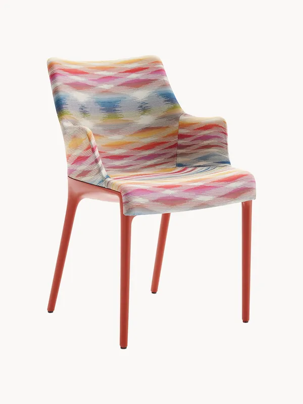 Silla con reposabrazos Eleganza Missoni - Kartell