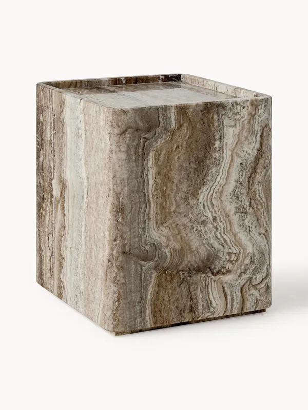 Mesa auxiliar de travertino Pietra - GUBI