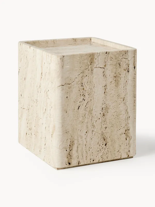 Mesa auxiliar de travertino Pietra - GUBI