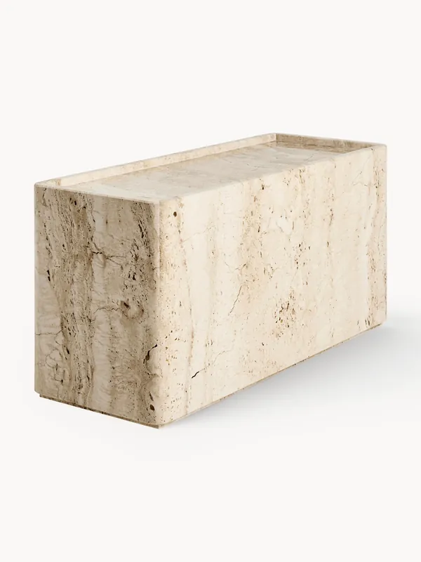 Mesa auxiliar de travertino Pietra - GUBI