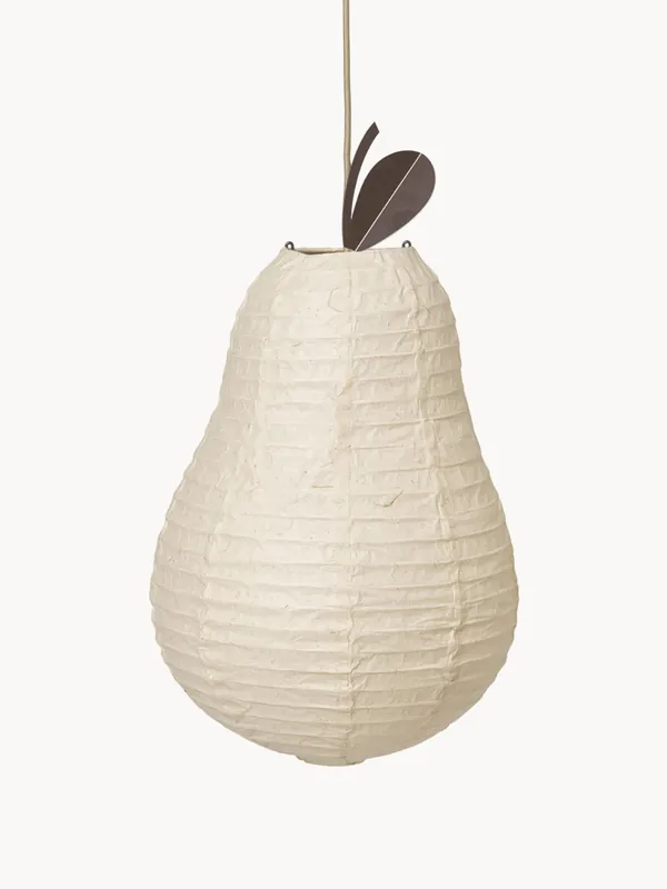 Pantalla artesanal de papel Washi Pear - Ferm Living Kids