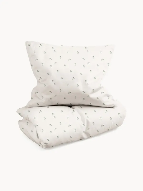 Ropa de cama infantil de algodón ecológico Sophora Leaves - Sebra
