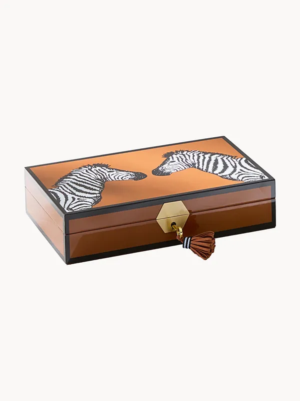 Joyero de madera Zebra - Jonathan Adler