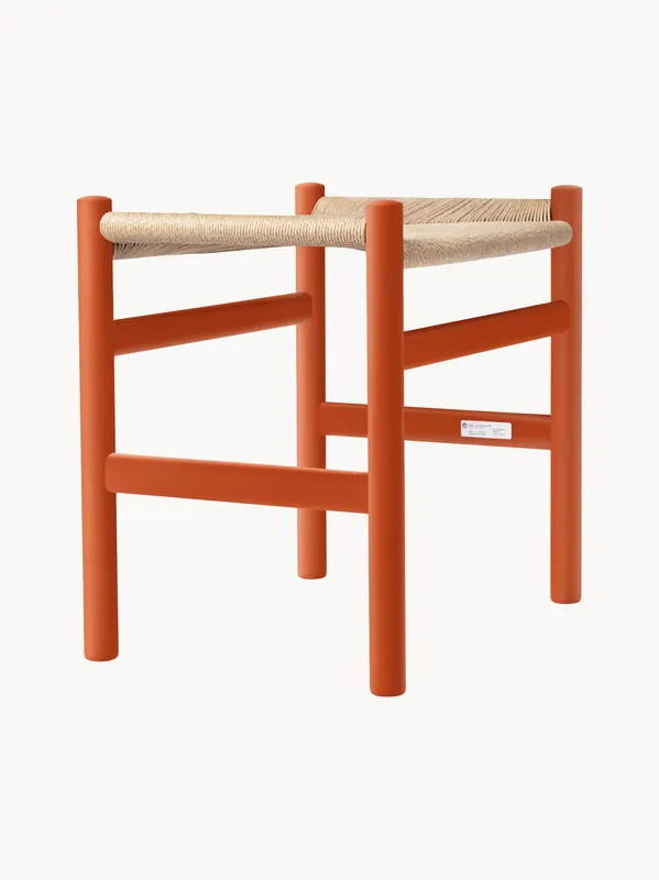 Taburete con asiento trenzado a mano CH53 - Carl Hansen & Søn