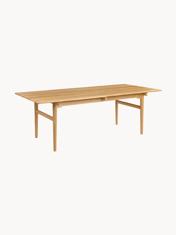 Mesa de comedor de madera roble CH327, 248 x 62 cm - Carl Hansen & Søn