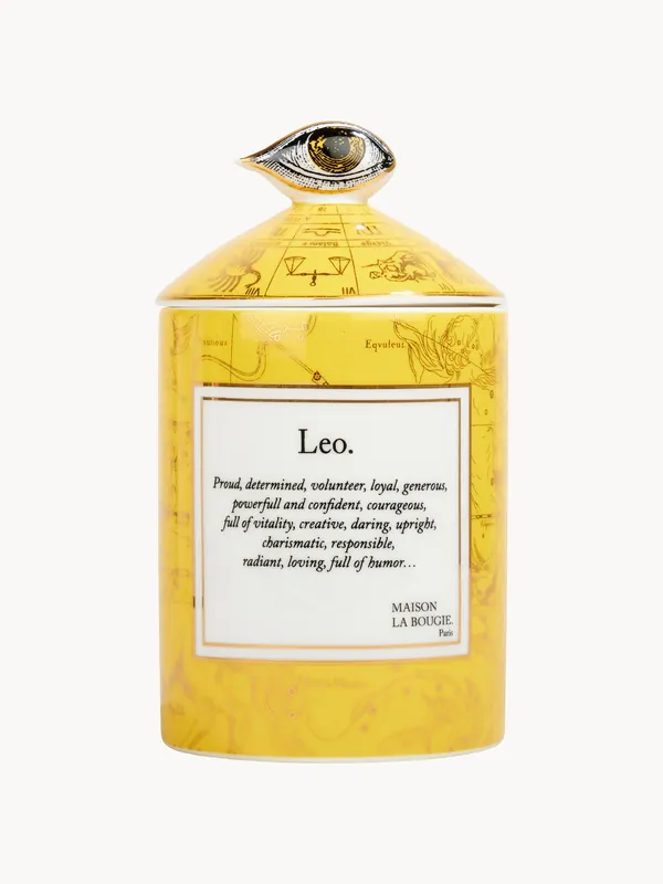 Vela aromática artesanal Leo (rosa, sándalo y cedro) - Maison La Bougie