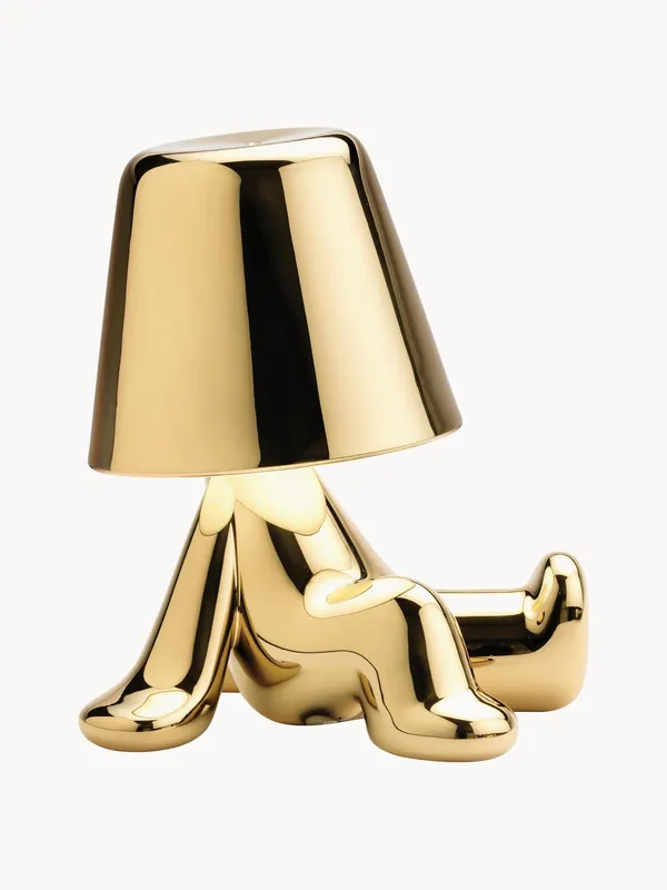 Lámpara de mesa LED pequeña regulable Golden Brothers Bob - Qeeboo