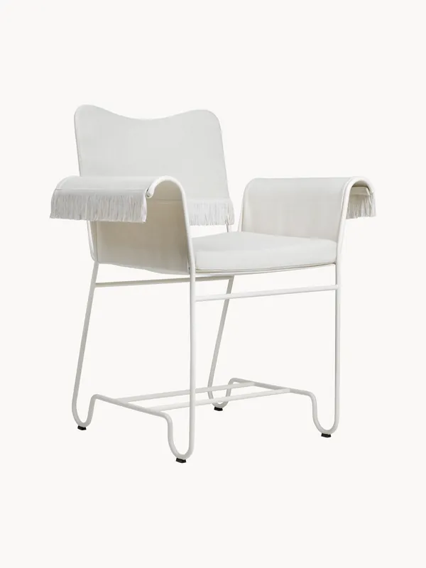 Silla de comedor de exterior con reposabrazos Tropique - GUBI