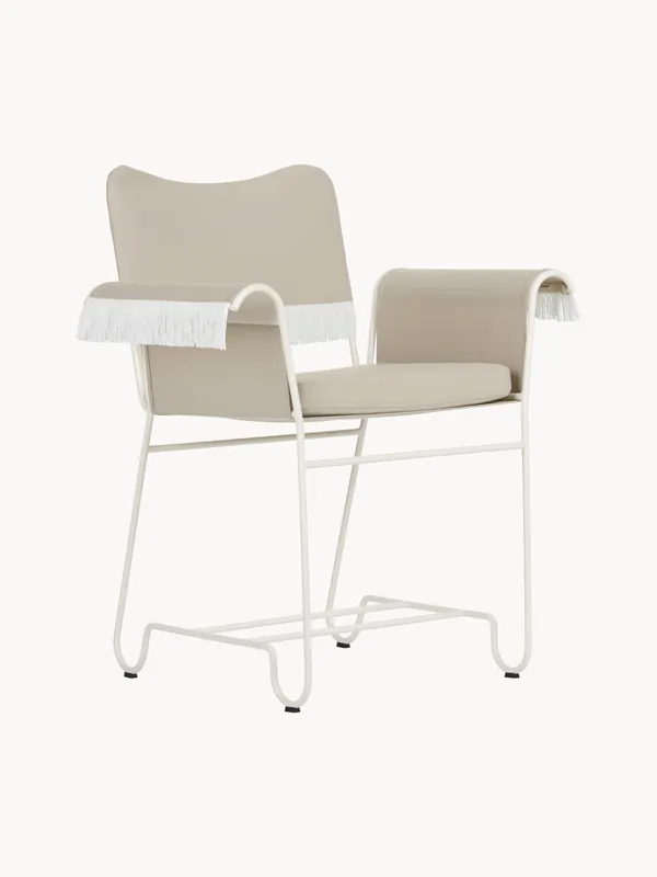 Silla de comedor de exterior con reposabrazos Tropique - GUBI