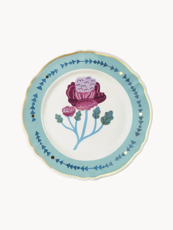 Plato llano de porcelana artesanal Botanica - Bitossi Home